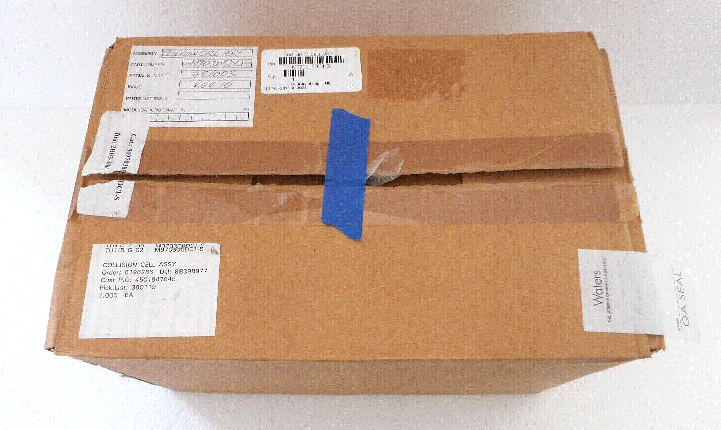 Waters M970305DC1-S Collision Cell Assembly REV 10 New