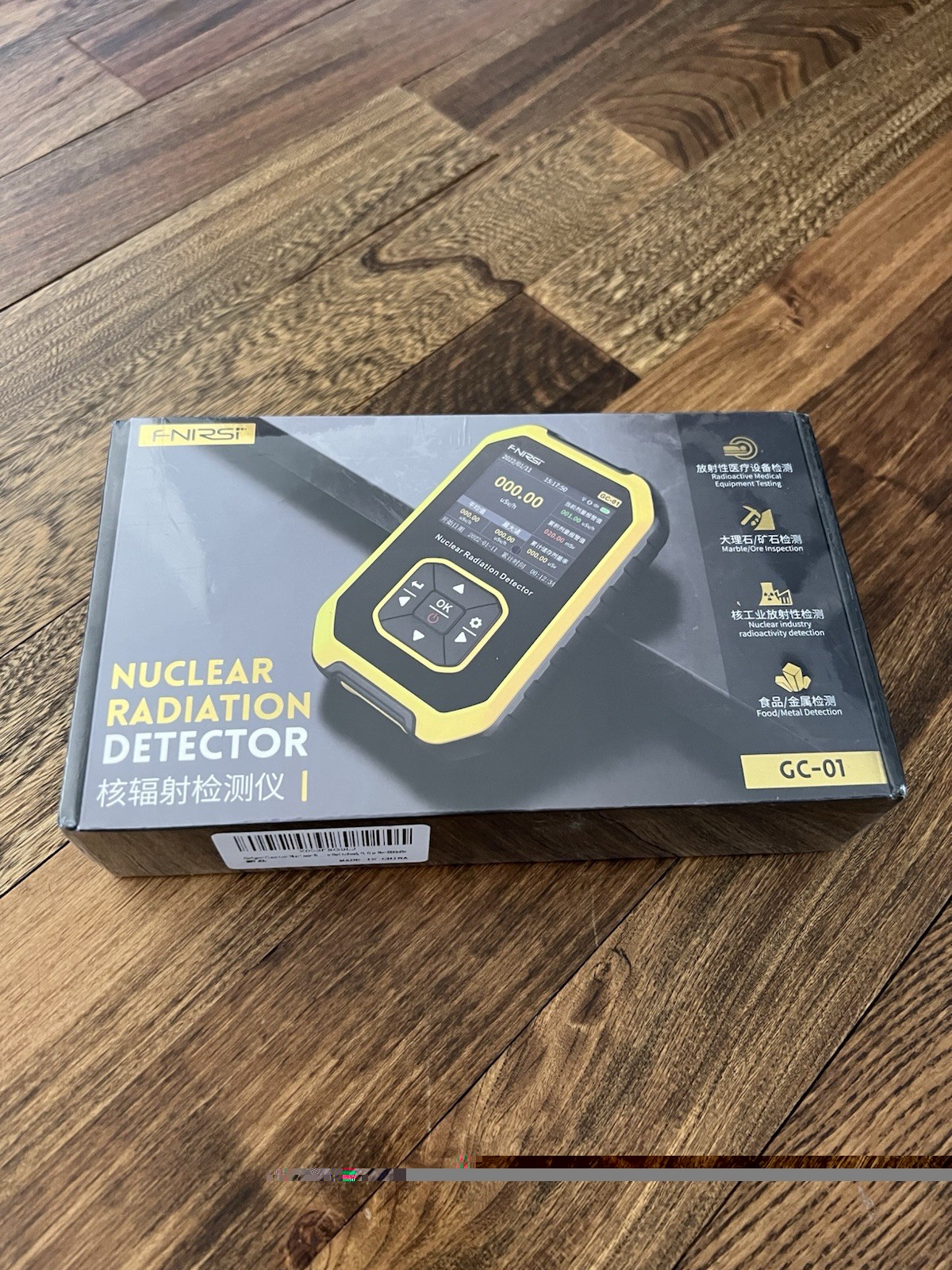 FNIRSI GC-01 Geiger Counter Nuclear Radiation Detector NEW