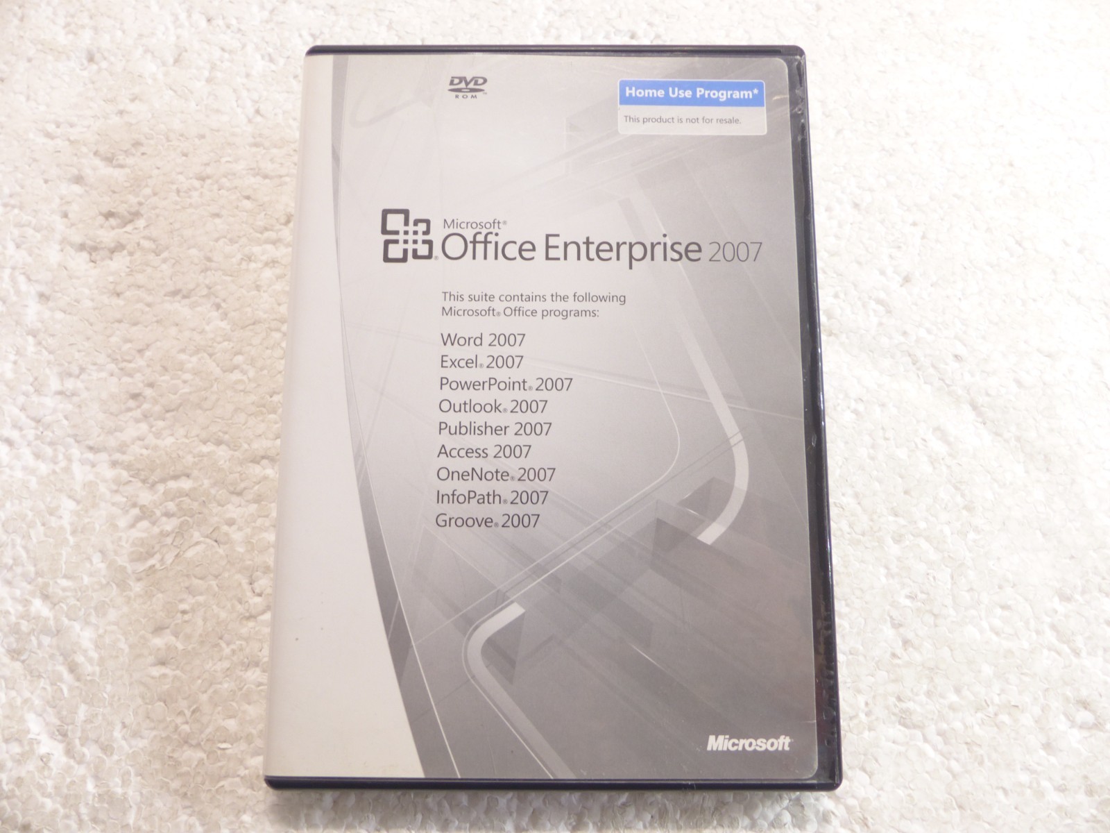 Microsoft Office Enterprise 2007 (DVD 1-Disc) Home Use Program w/ Key Word Excel