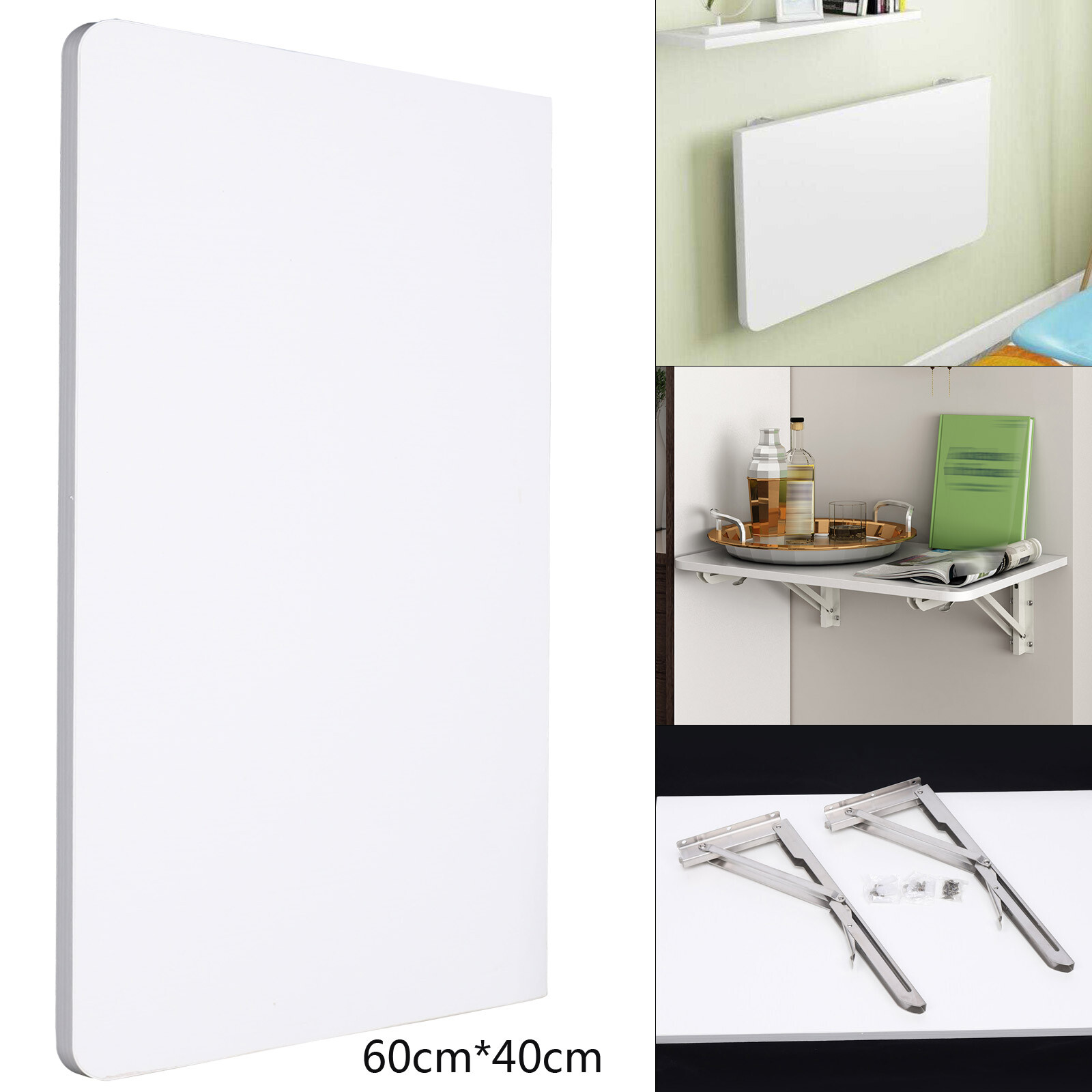 Home/Office Wall Mounted Floating Writing Table Computer Desk Work Table Durable