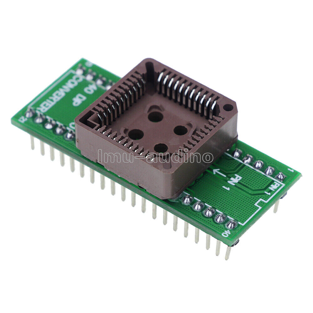 New PLCC44 to DIP40 EZ Programmer Adapter Socket Universal Converter