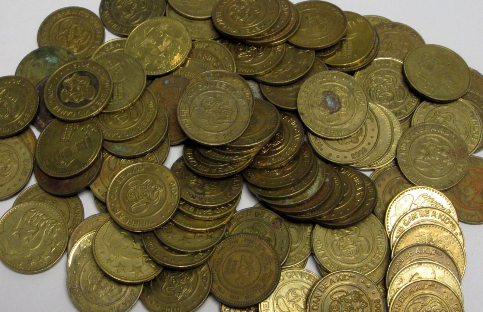 Lot of 10 Chuck E. Cheese Tokens
