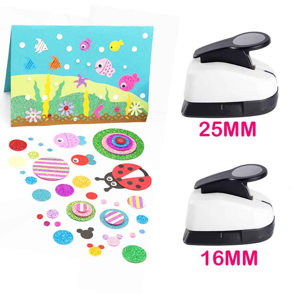 0.6/1 Inch Circle Punch, Circle Hole Paper Punch Hole Puncher Shape Punches New