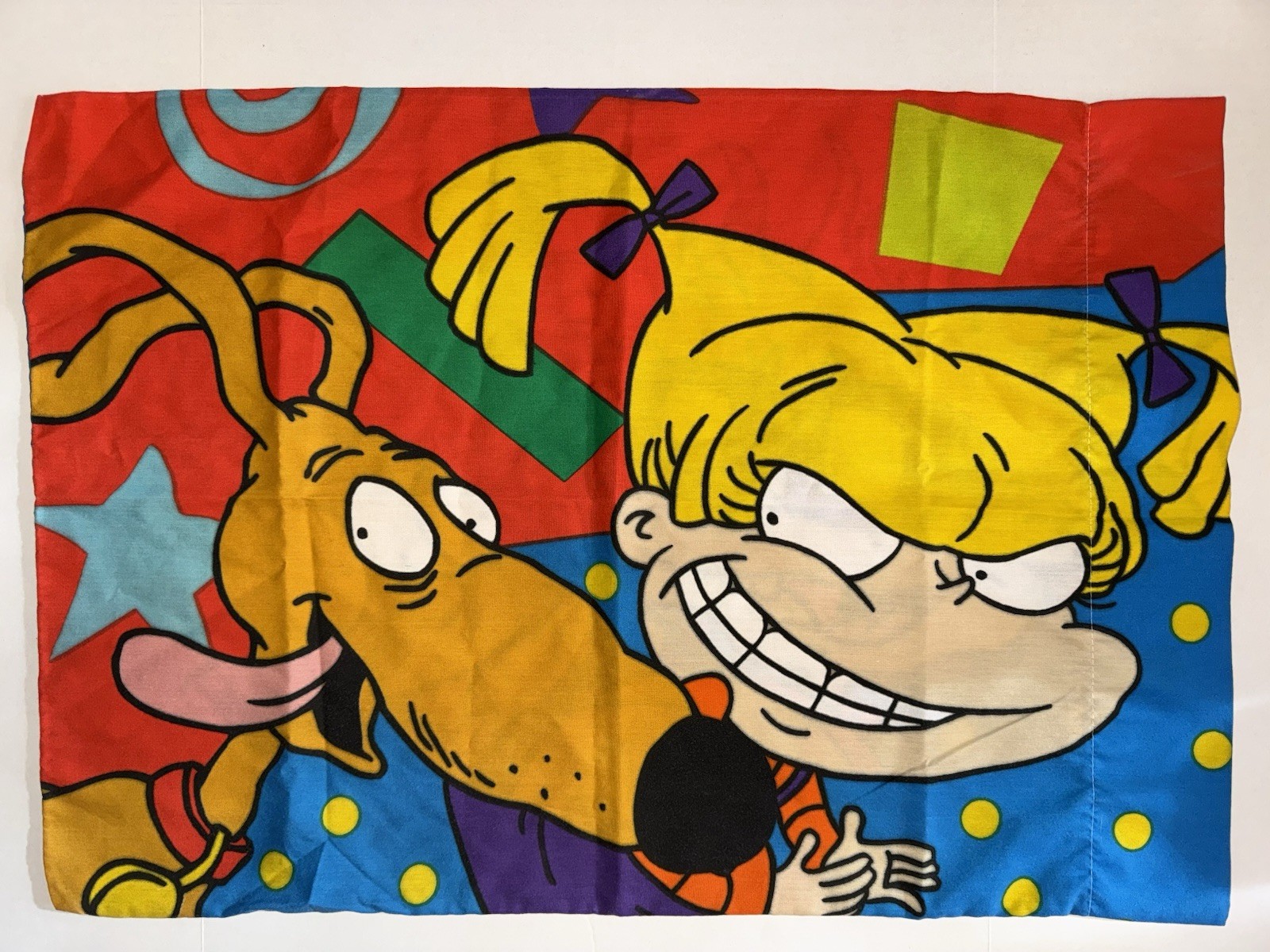 NICKELODEON RUGRATS STANDARD PILLOWCASE TOMMY CHUCKIE ANGELICA