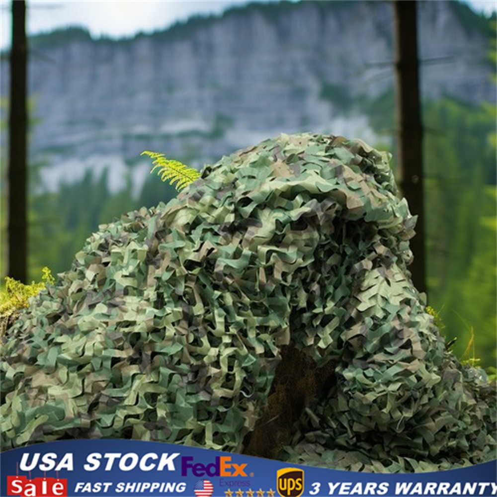 6*8m Camping Camouflage Netting Military Camo Sunshade Mesh Hunting Car Cover