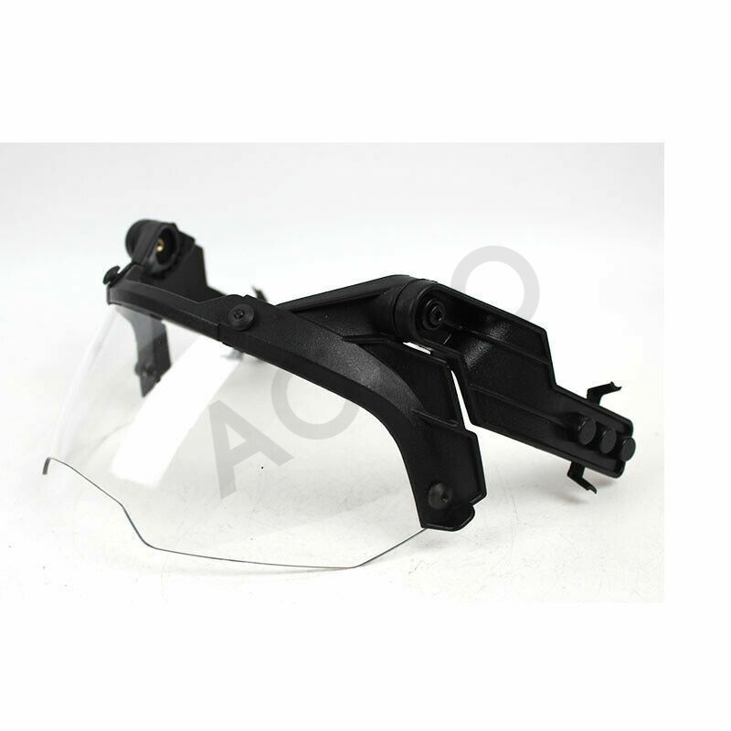 Tactical Helmet Rail Mount Visor Flip Up Goggles for Fast Mich Helmet Adjustable
