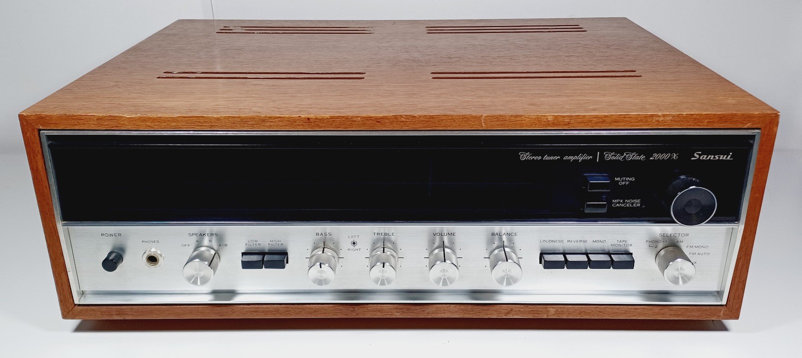 Sansui 2000X Solid State Stereo Receiver Tuner Amplifier - PARTS REPAIR AS IS