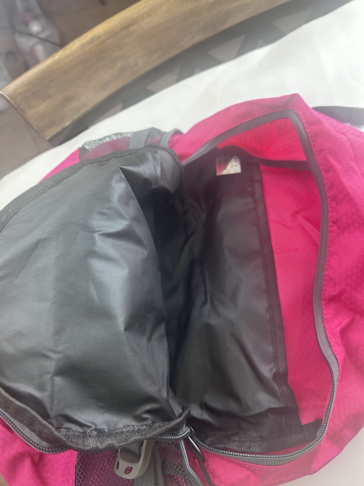 Yzaoll Lightweight Packable Hiking Backpack Hot Pink