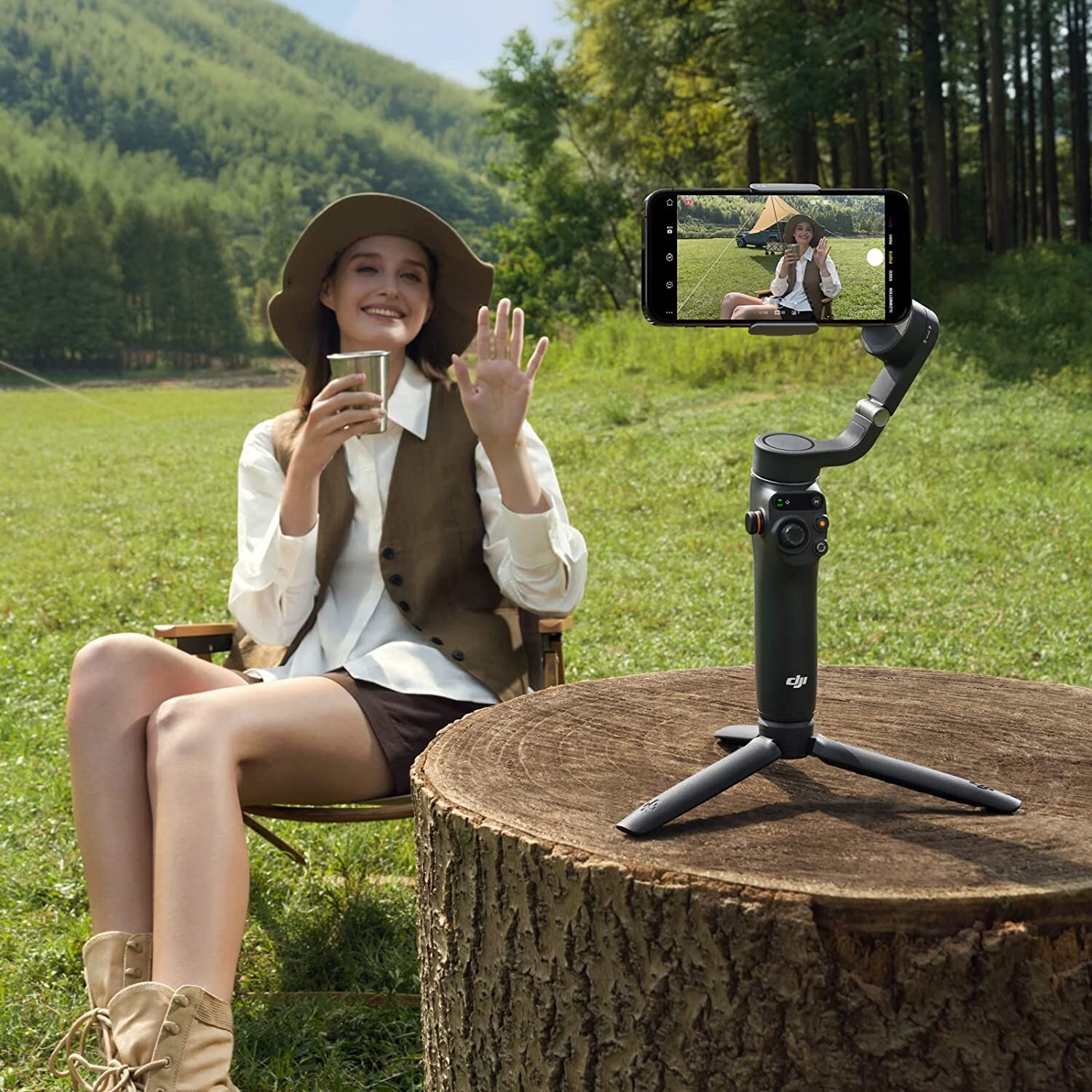DJI Osmo Mobile 6 Smartphone Gimbal Stabilizer Extension Android & IOS for Vlog