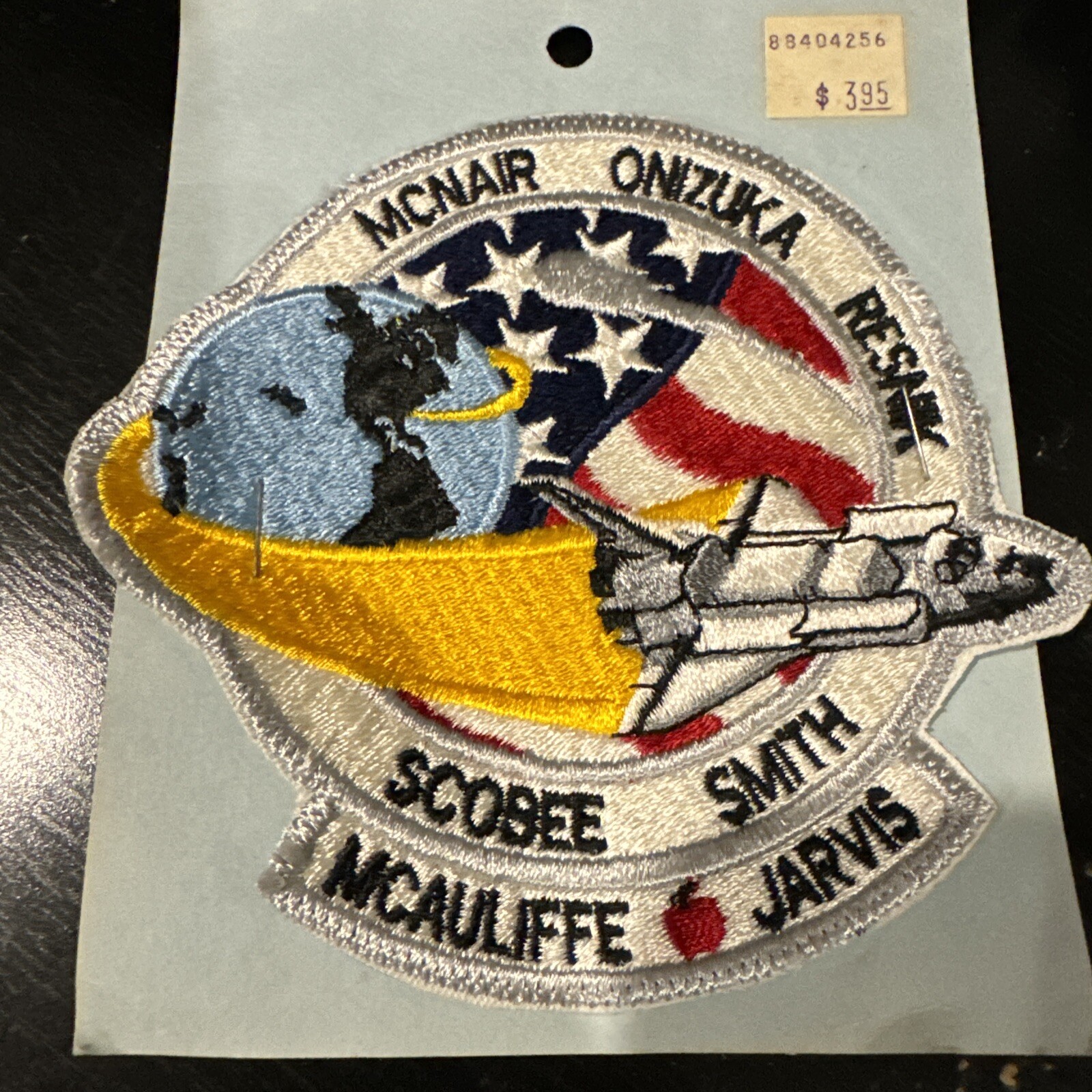 Space Shuttle Patch McNair Onizuka Resnik Scobee Smith Mcauliffe Jarvis 4 1/2"
