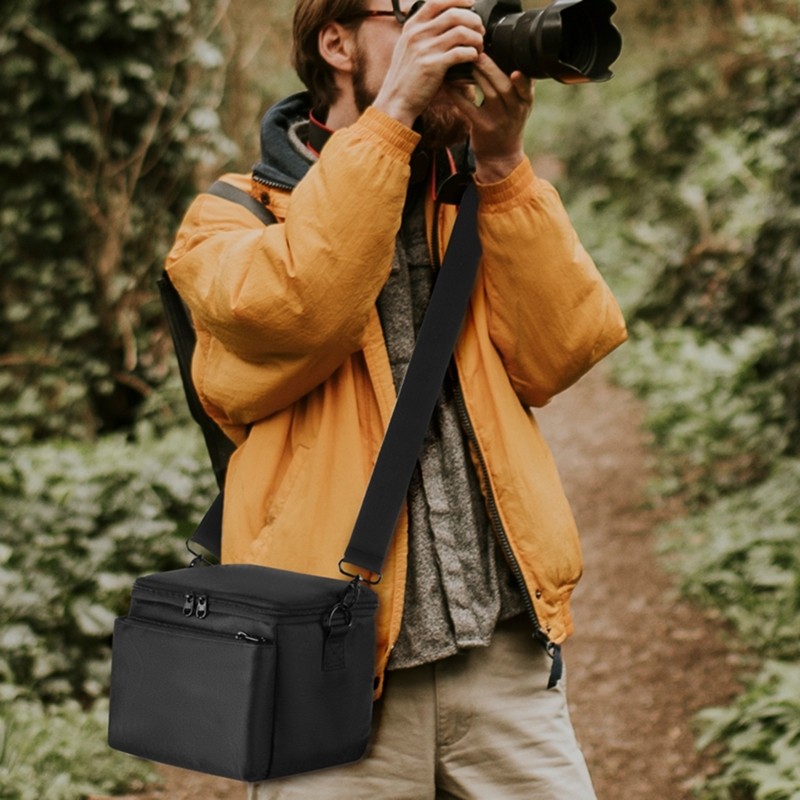 Double Fleece Compartments Camera Protective Bag DSLR Universal Compatibility