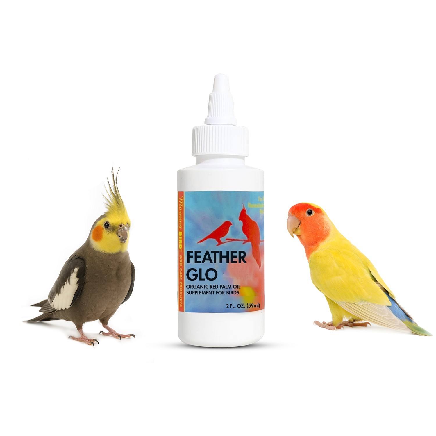 Morning Bird Feather Glo Palm Oil for Birds Supports Pet Skin Treatment
