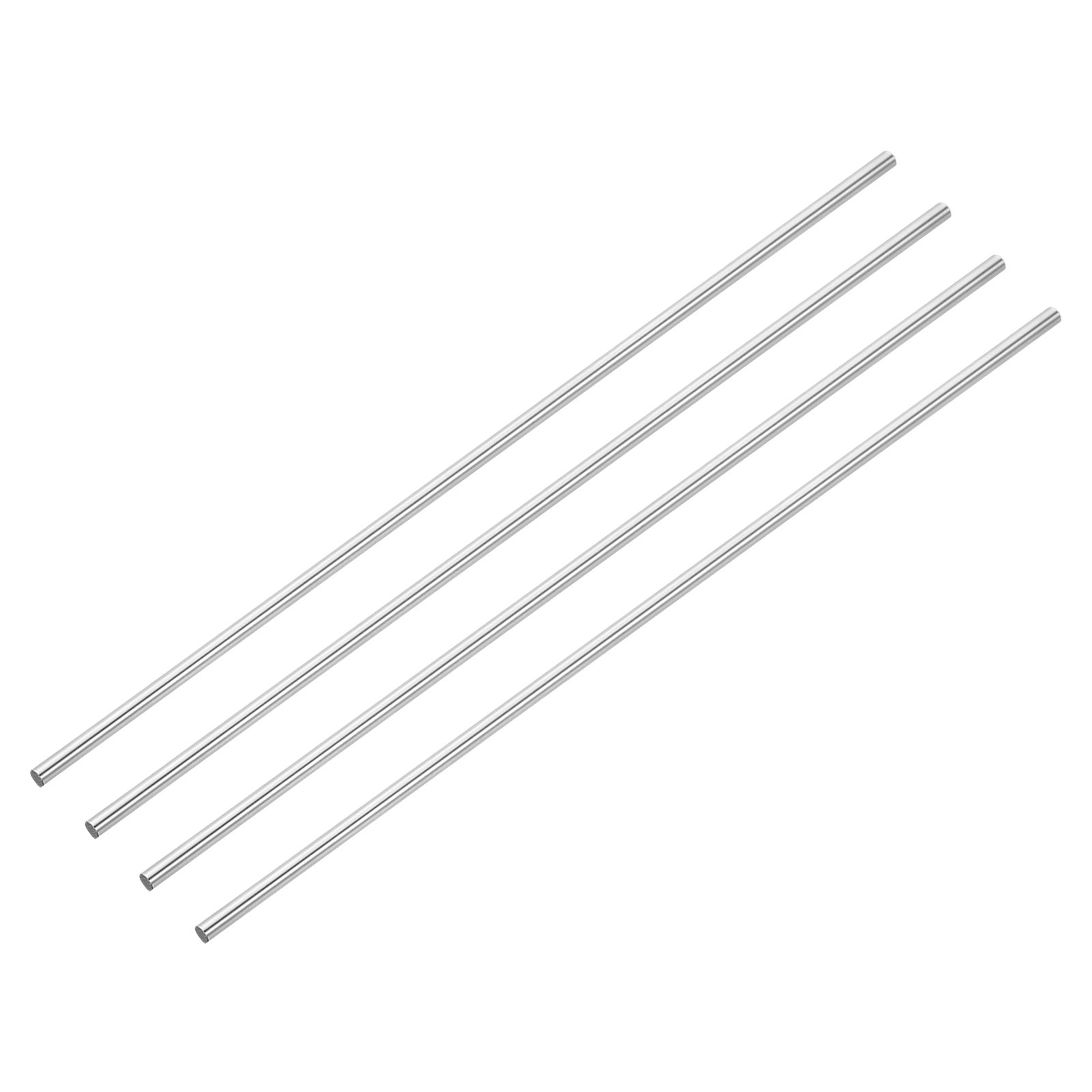 4pcs Linear Motion Rods 8mmx450mm (0.31x17.72 Inch) HRC50 Hardened Round Guide,