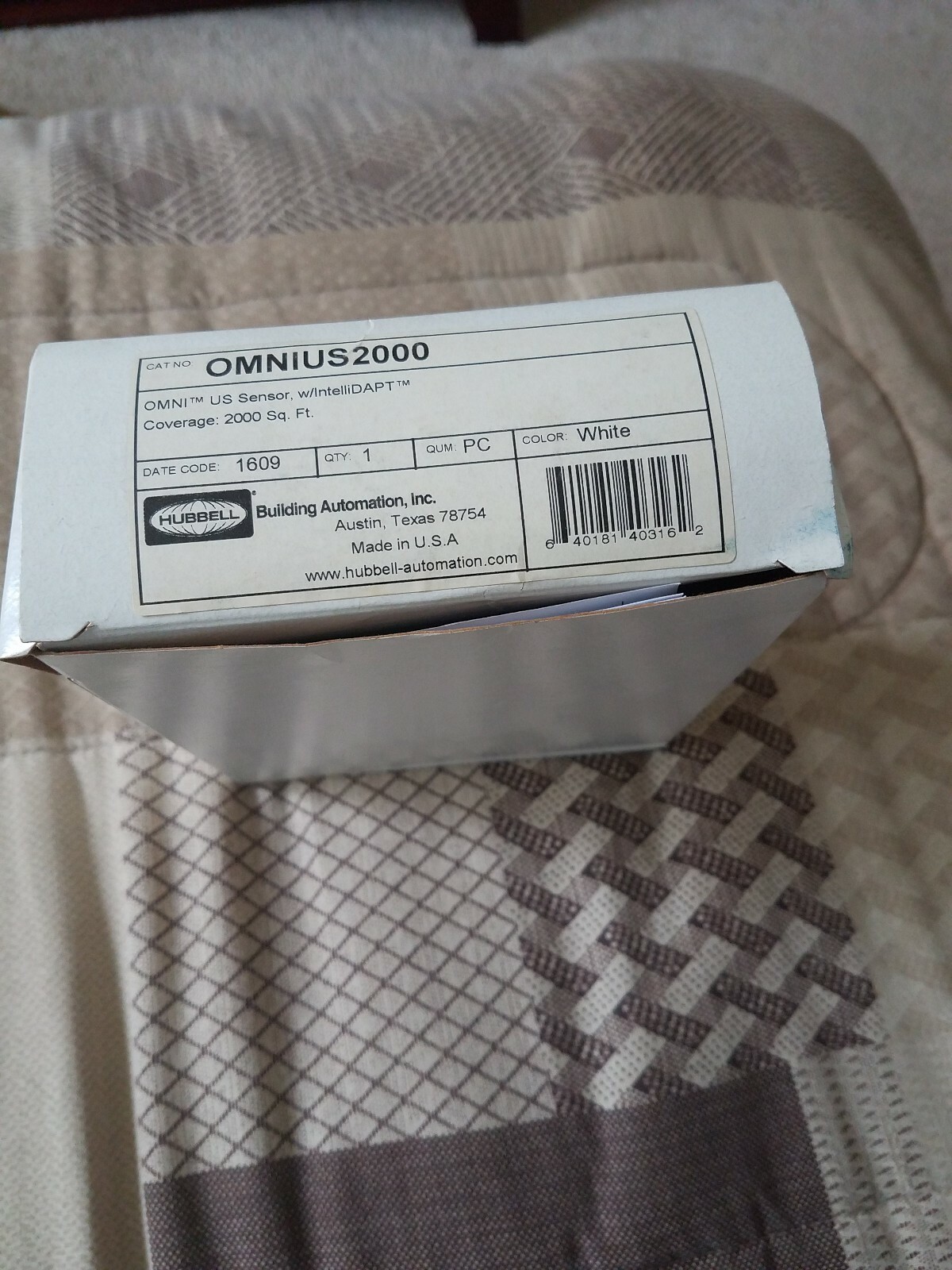 OMNI US Sensor, w/IntlliDAPT White