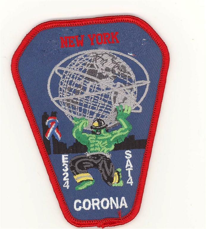 New York City Fire Dept Engine 324 Satellite 4 Corona Patch