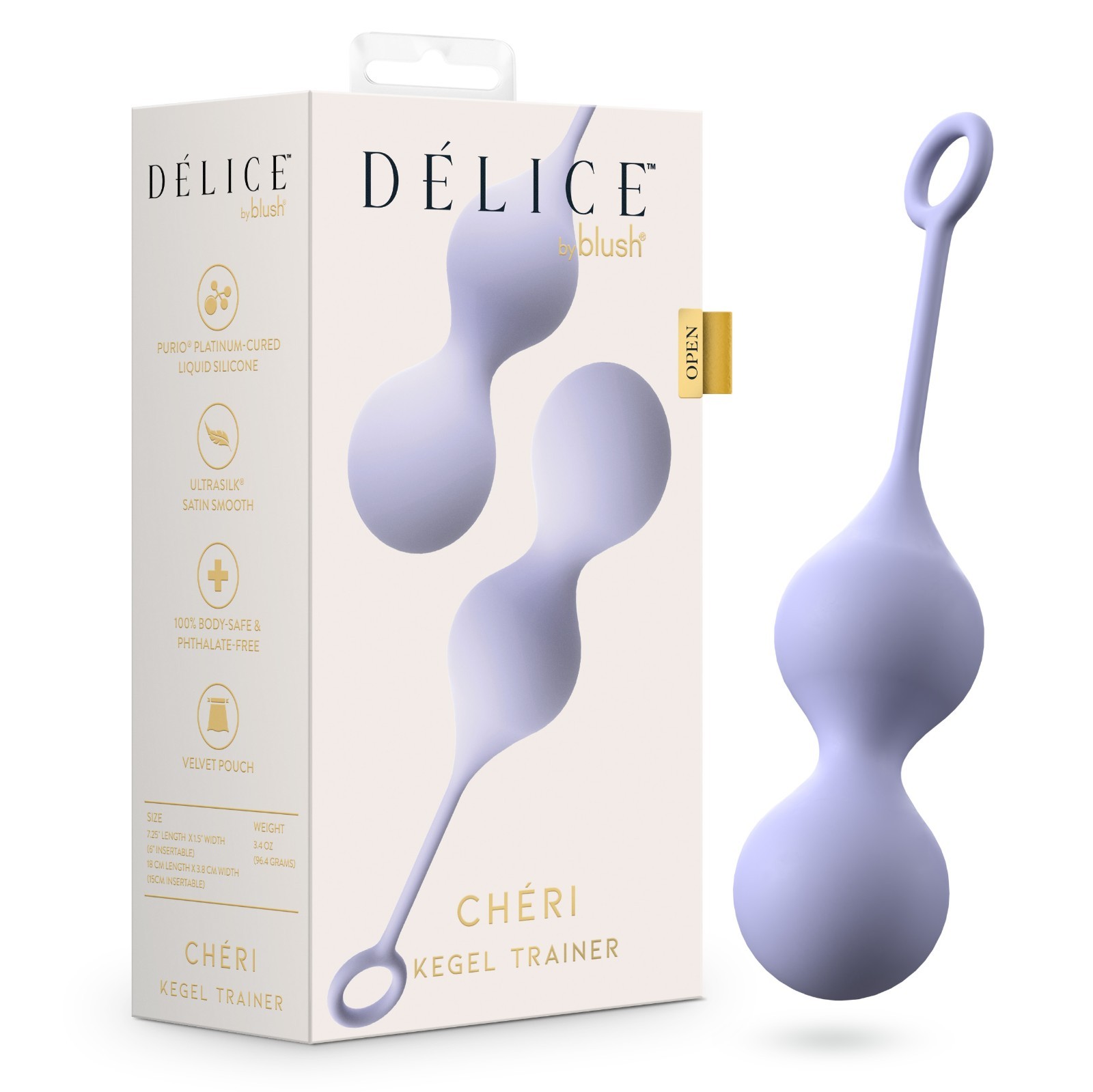 Blush Delice Cheri Kegel Trainer Pelvic Floor Exerciser Adult Sex Toy