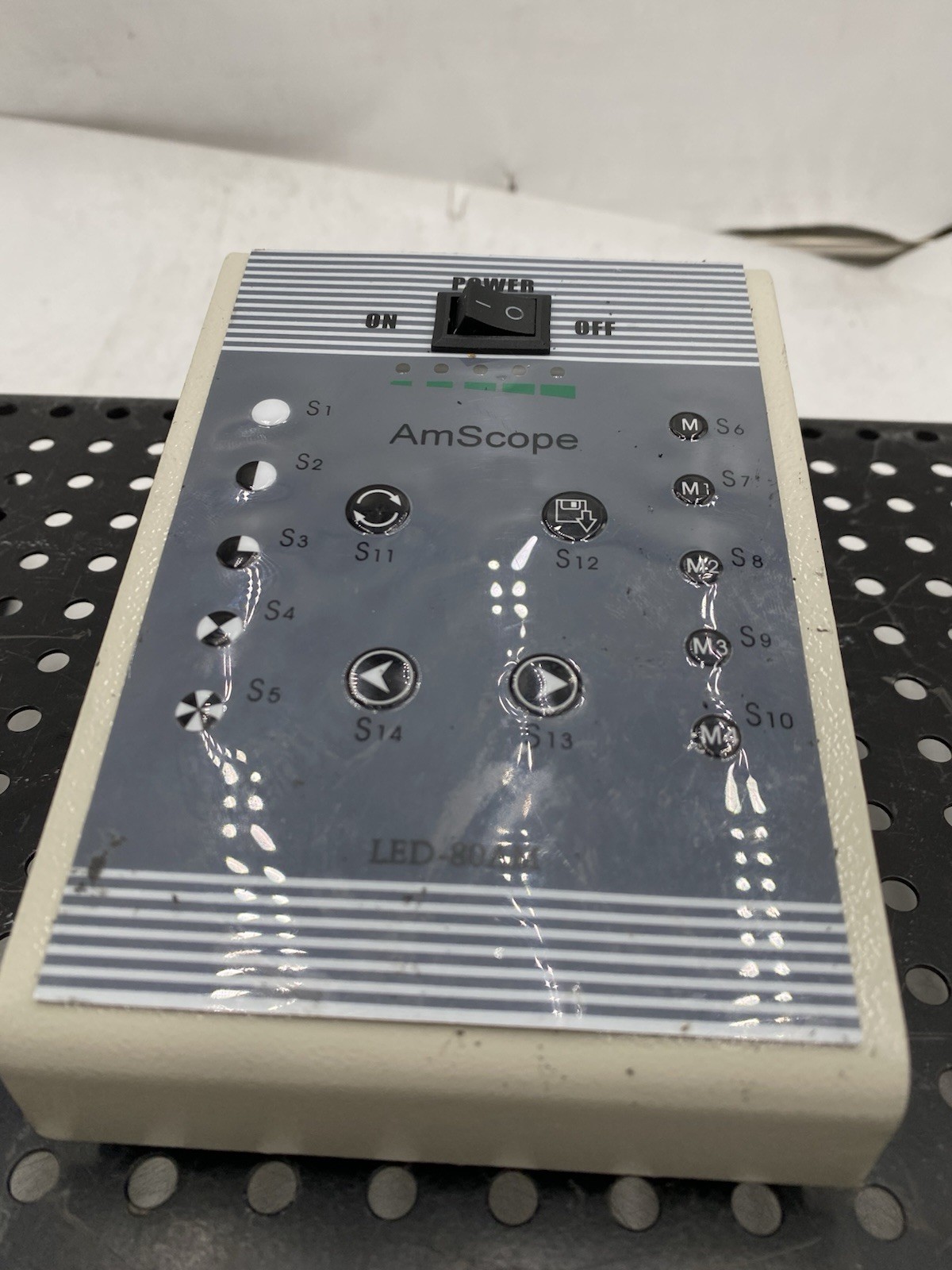 AmScope LED-80AM Variable Microscope Ring Illuminator Control Only