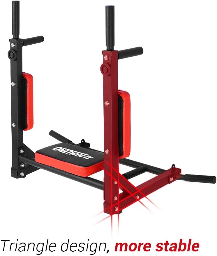 Multifunctional Wall Mounted Pull Up Bar Chin Up bar Dip Station