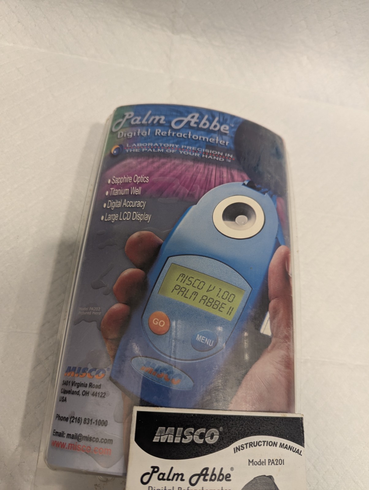 Brix Refractometer – Brix Scale – 0 to 56 Brix – MISCO PA201