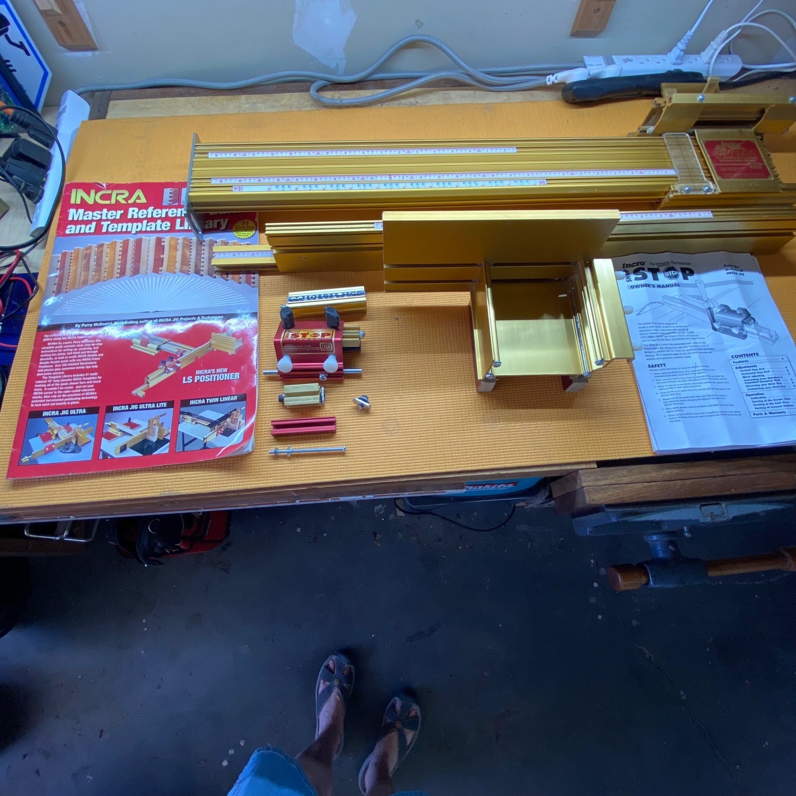 Incra Jig Ultra Precision Woodworking System Stop Reference Guide Parts Only