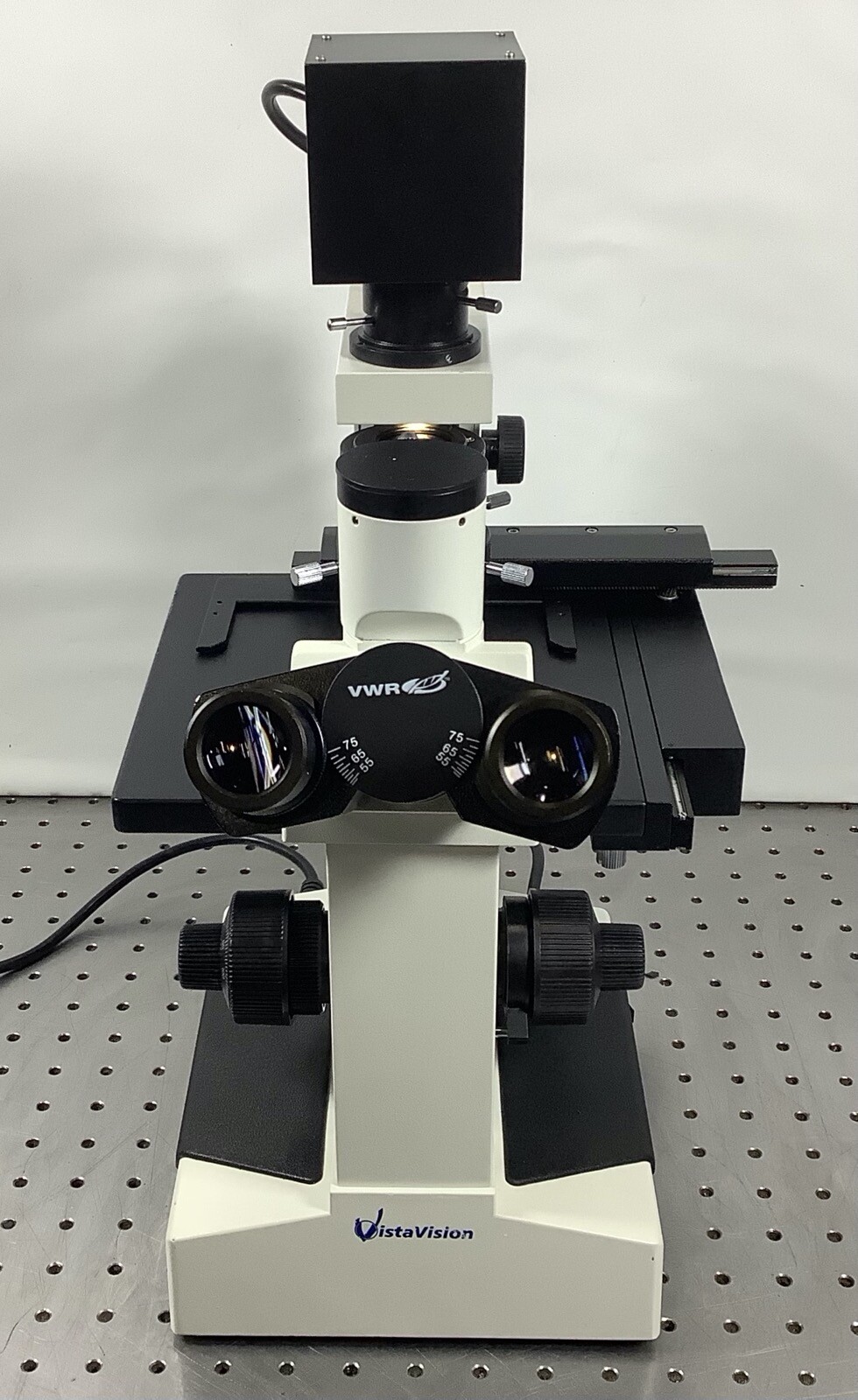 VWR VistaVision In Epifluorescent Inverted Microscope w/ Five Objectives