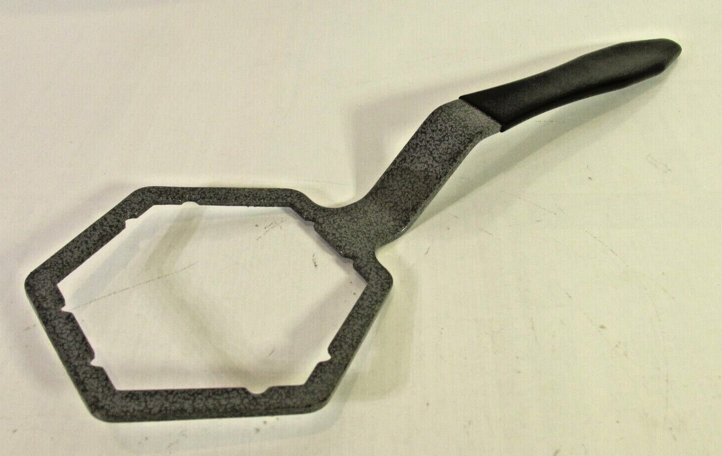 Filter Wrench, Metal with Rubber on Handle, Unbranded, Offset  (3-1/2" Opening)