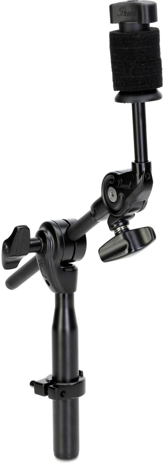 Pearl CH830 830 Series Uni-Lock Short Cymbal Holder - Black (2-pack) Bundle