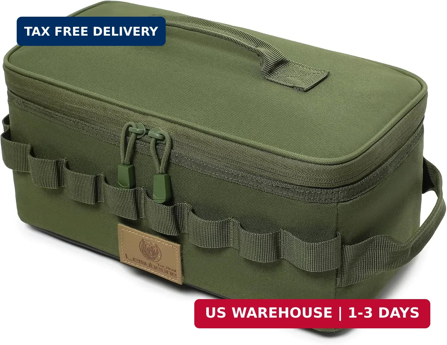Tactical Camping Storage Bag 9L Tactical Utility Tote Bag Camping Cookware Organ