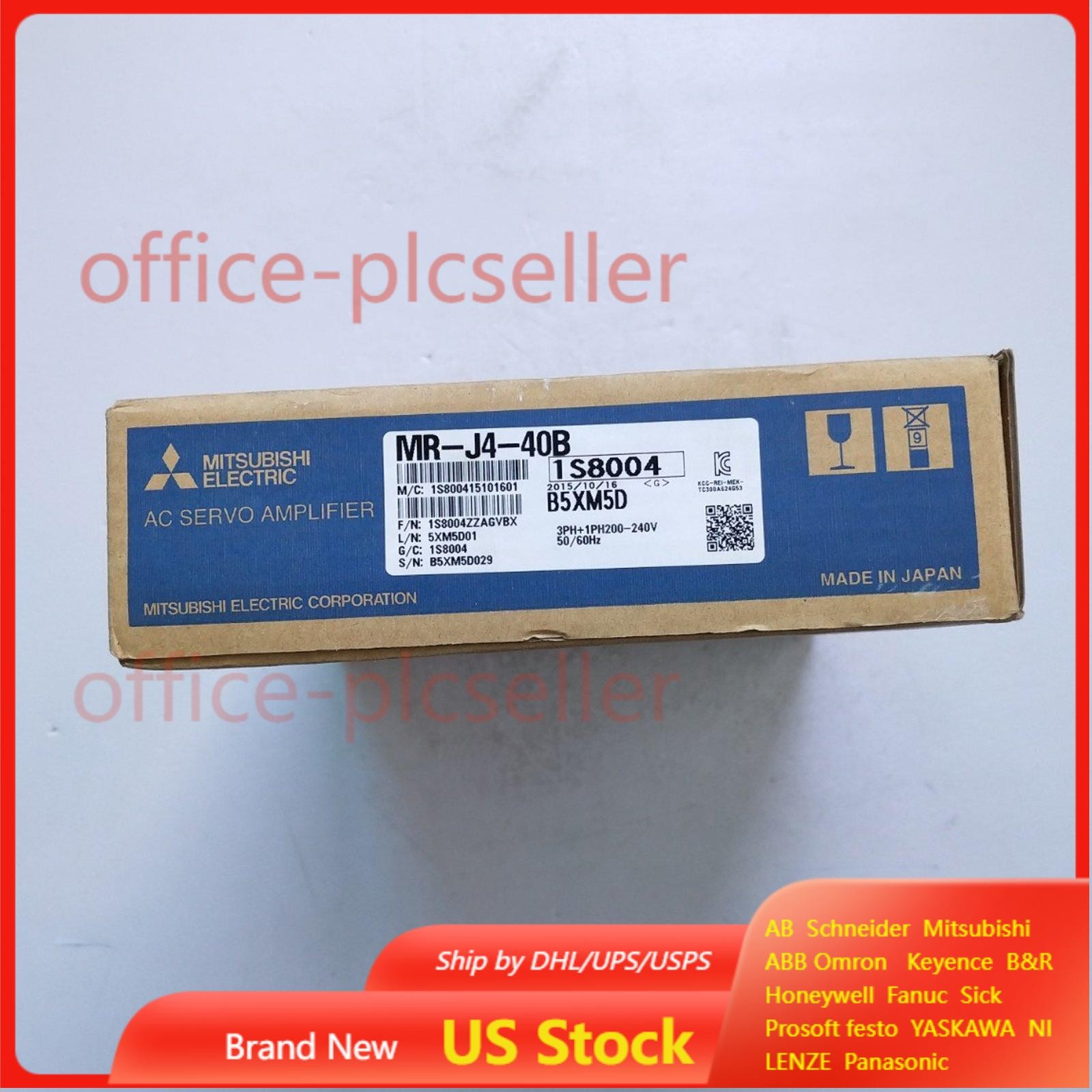 Mitsubishi MR-J4-40B Servo Drive  US Free TAX MRJ440B Amplifier New In Box