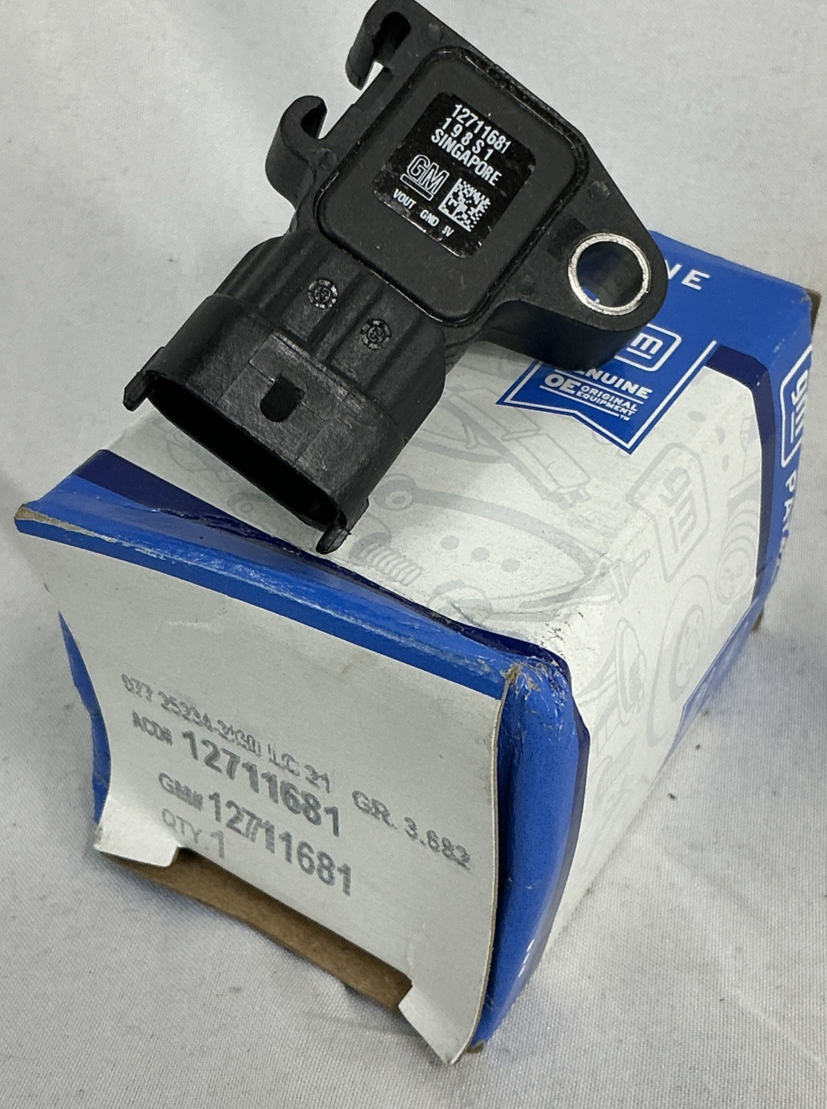 Genuine ACDelco 12711681 MAP Sensor 1-Bar GM Gen V LT1 LT2 2016+ Camaro Corvette