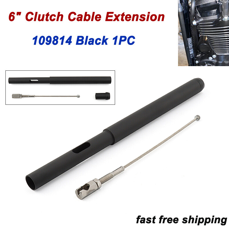 6" Clutch Cable Extension 109814 For Harley Touring Street Road Gilde Softail