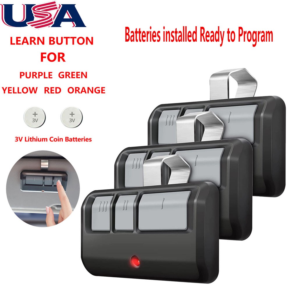 For Liftmaster Craftsman 893LM Garage Door Opener Remote Control 953EV-P2 Learn