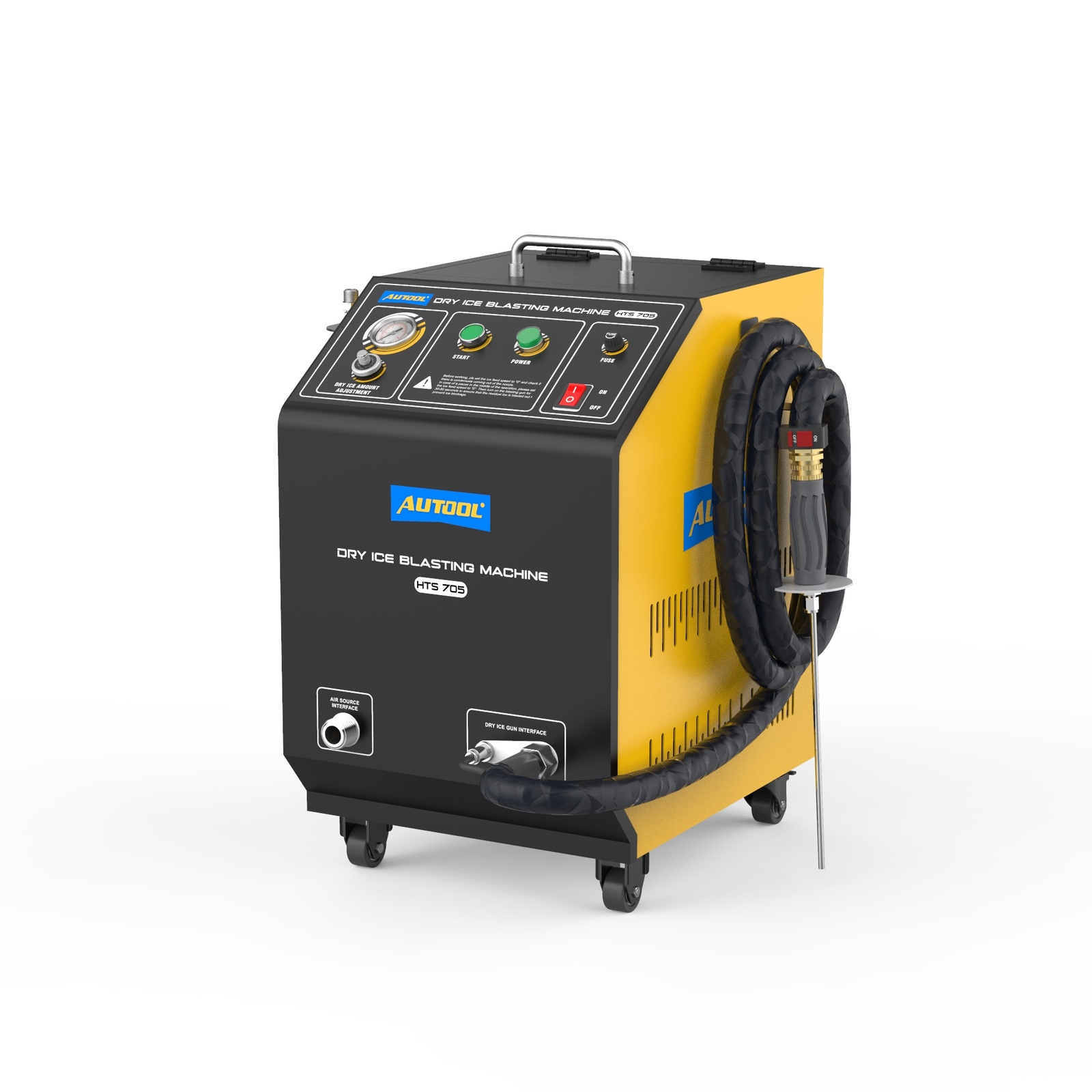Auto Dry Ice Blasting Machine Dry Ice Non-toxic Cleaning Zero Chemical Pollution