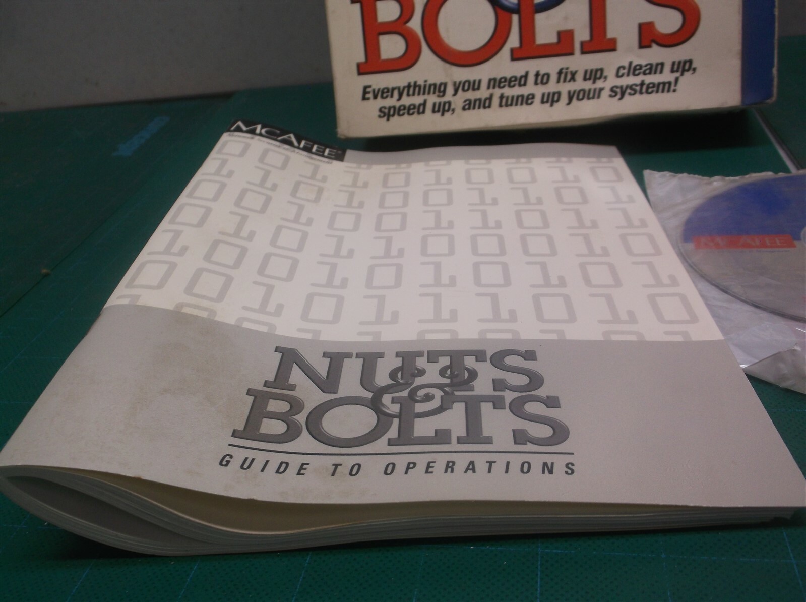 McAfee Nuts & Bolts 2.0 Utility Suite Windows PC Factory Sealed Vintage 1998