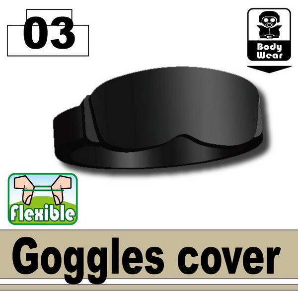 Goggles Cover Army Tactical Equipment Compatible w/toy brick minifigures