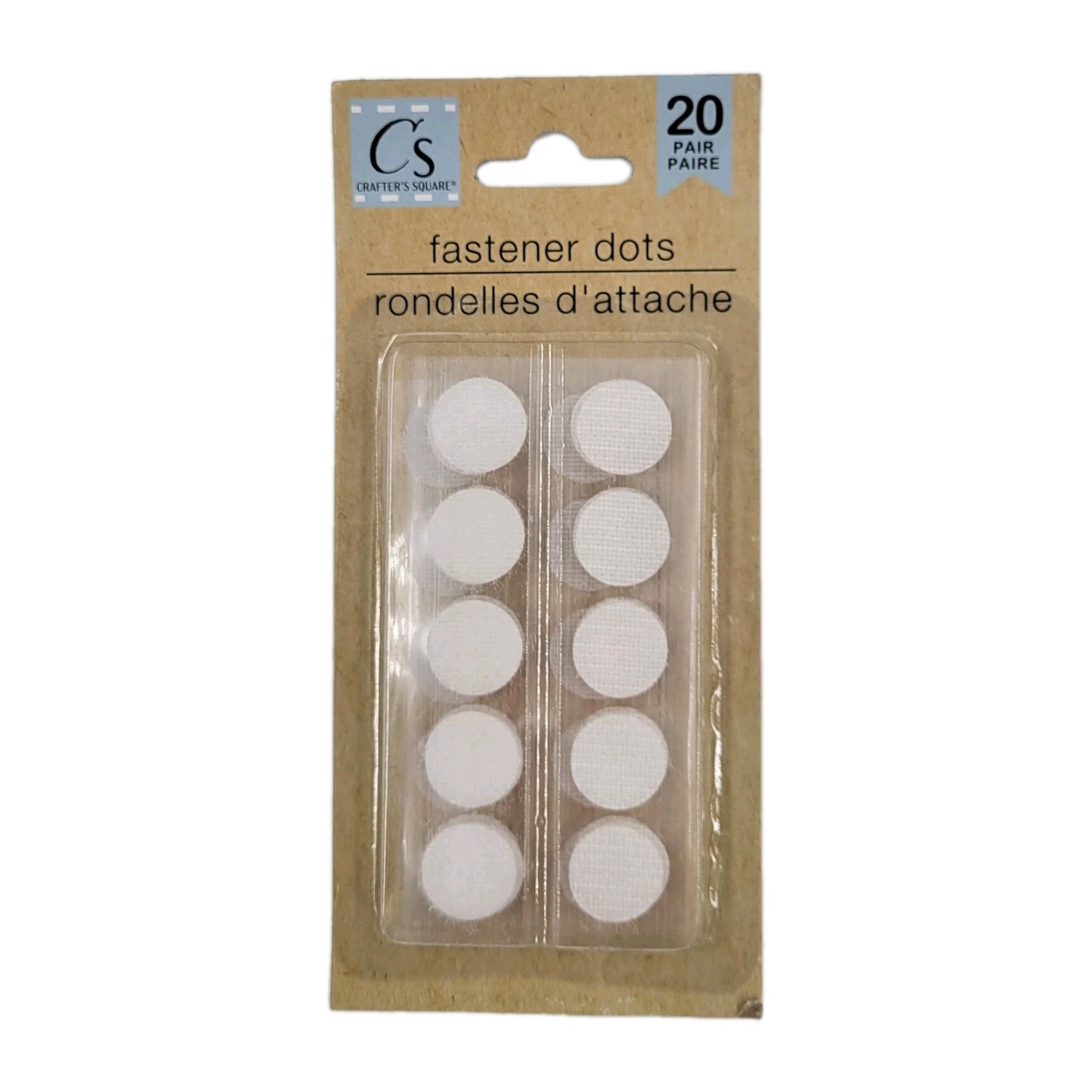 Crafters Square Fastener Dots -  pack of 20- NEW