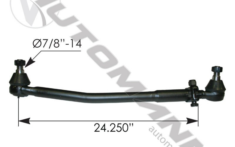 463.DS1454 DS1454 AUTOMANN DRAG LINK 28.5" C - C KENWORTH KW STEERING SUSPENSION