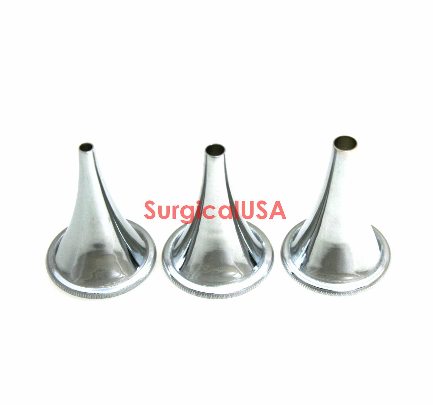 Hartman Ear Specula Speculum Set of 3 Round Size 3-4-5mm Surgical Instruments