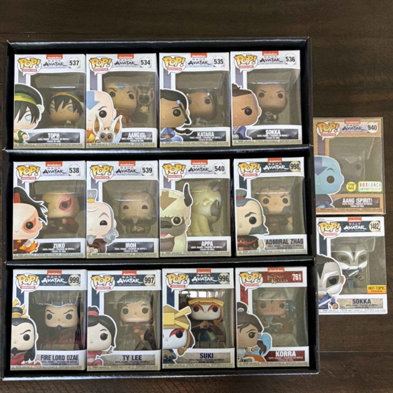 Funko Pop Avatar: The Last Airbender/Korra 14pc Mixed Lot Boxed Vinyl