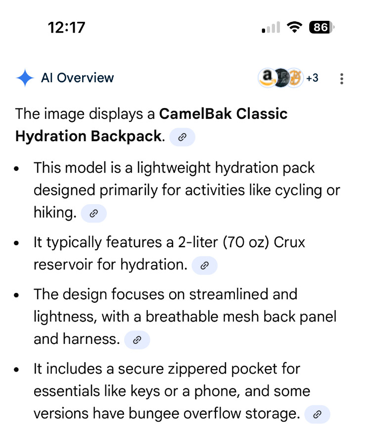 Camelbak Classic Hydration Backpack, 70 oz, Red and Gray