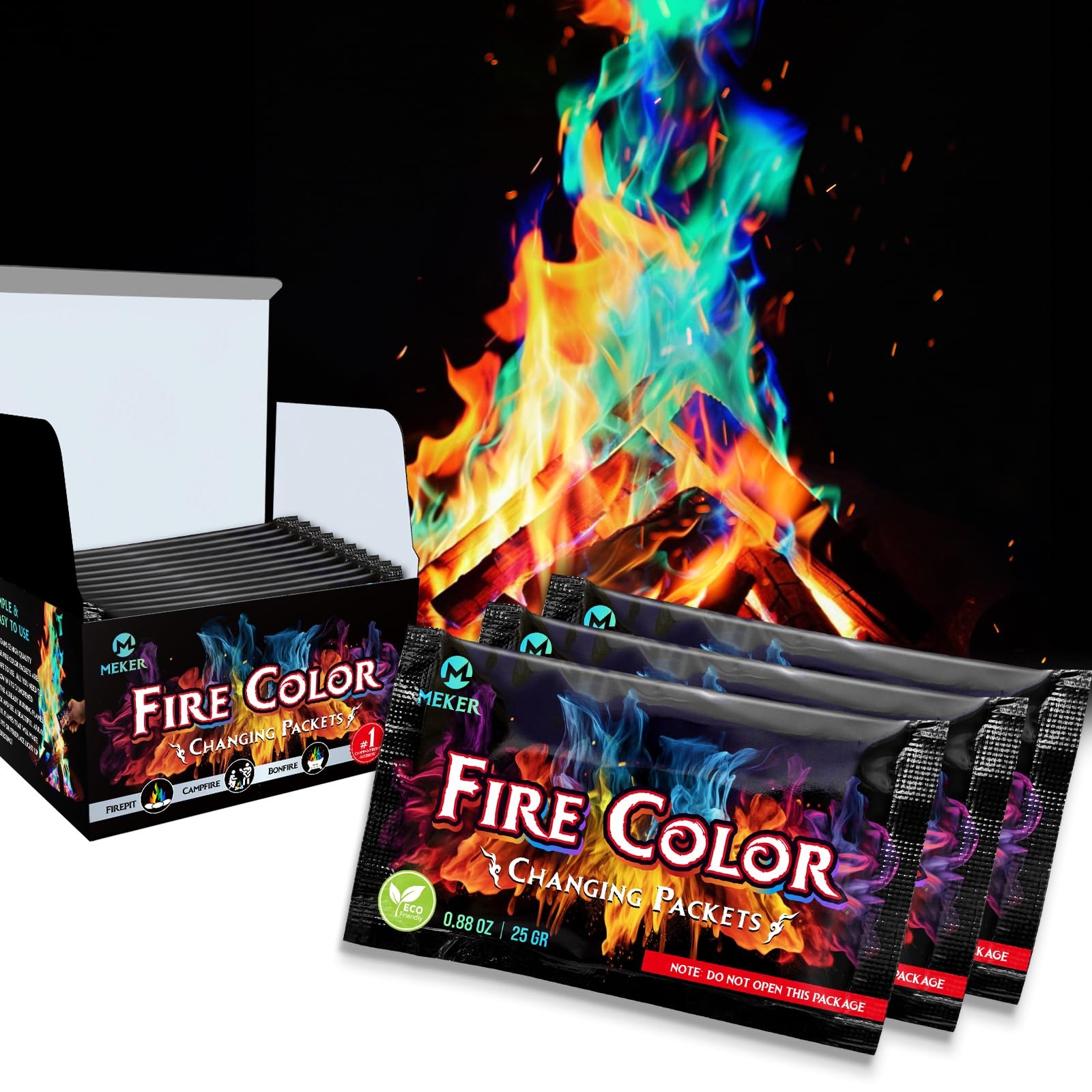 Meker Color - Pit Campfires Outdoor - -