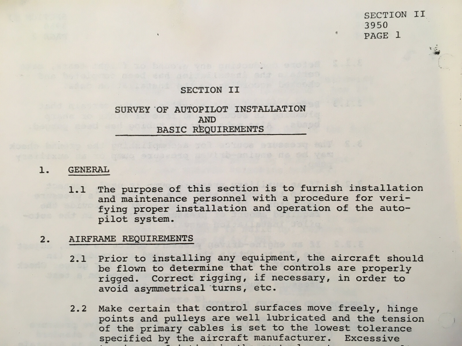 Brittain B-5 Flight Control System Maintenance Manual