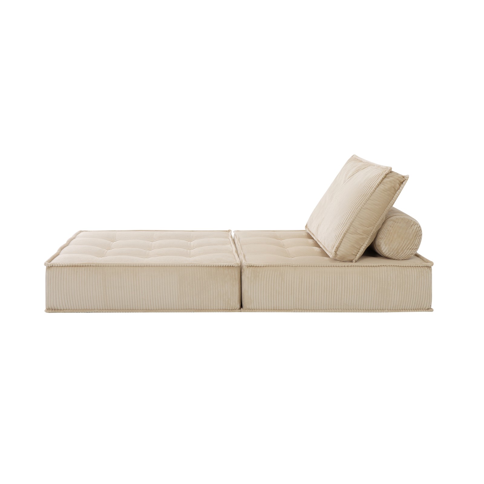 66.9 inch modular sofa, single seater, double-layer multi-combination, skin-frie
