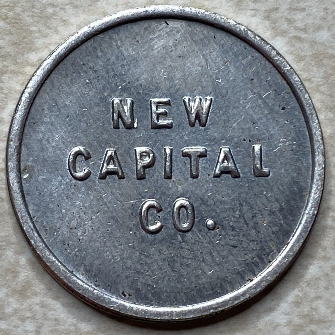 T9029 New Capital Co. Unknown Anillo Restrike Arcade Token