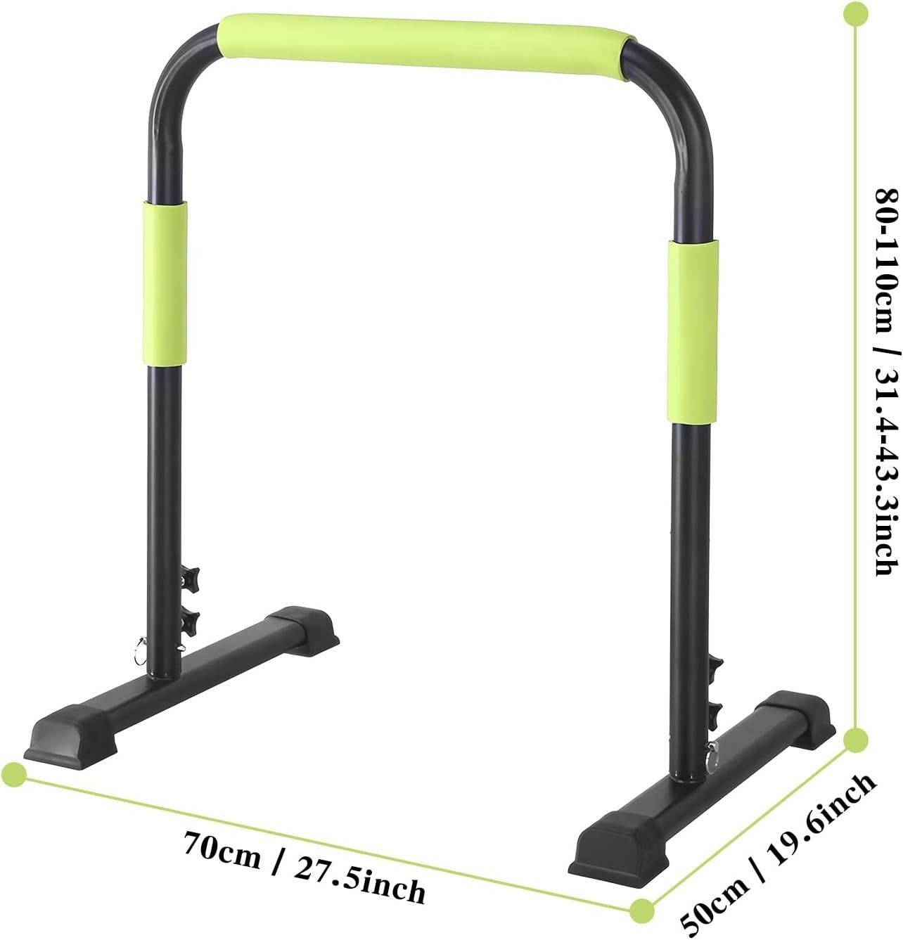 Walking Pad Handle Bar 31.4"-43.4" Height & 440lbs Capacity - Universal 27.5" W
