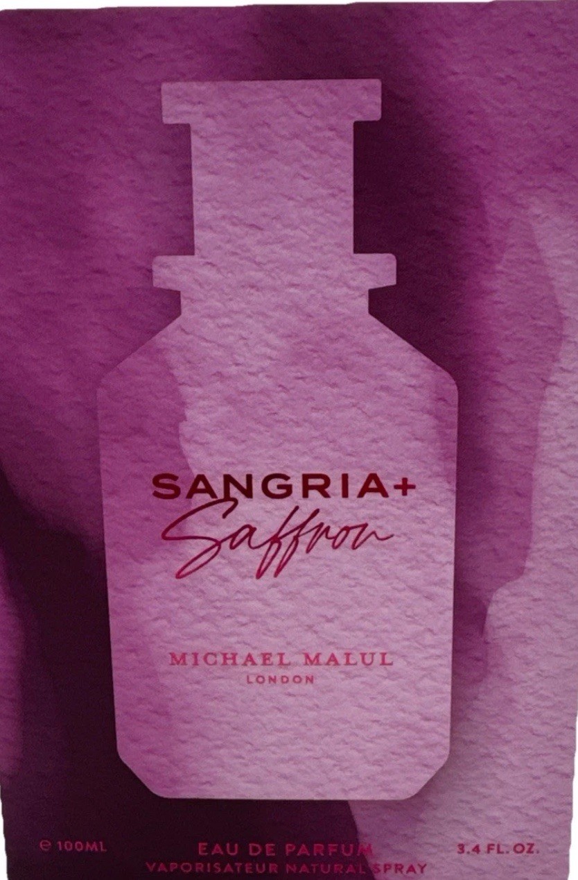 Sangria+Saffron by Michael Malul Eau de Parfum EDP 3.4 Oz Women’s