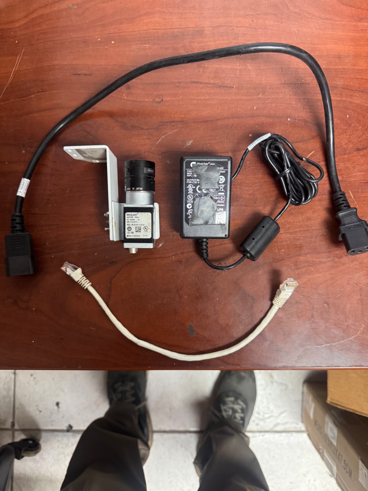 BASLER acA1300-30gm CAMARA W/ KOWA LENS. - QTY. AVAILABLE - INCLUDES CABLES.