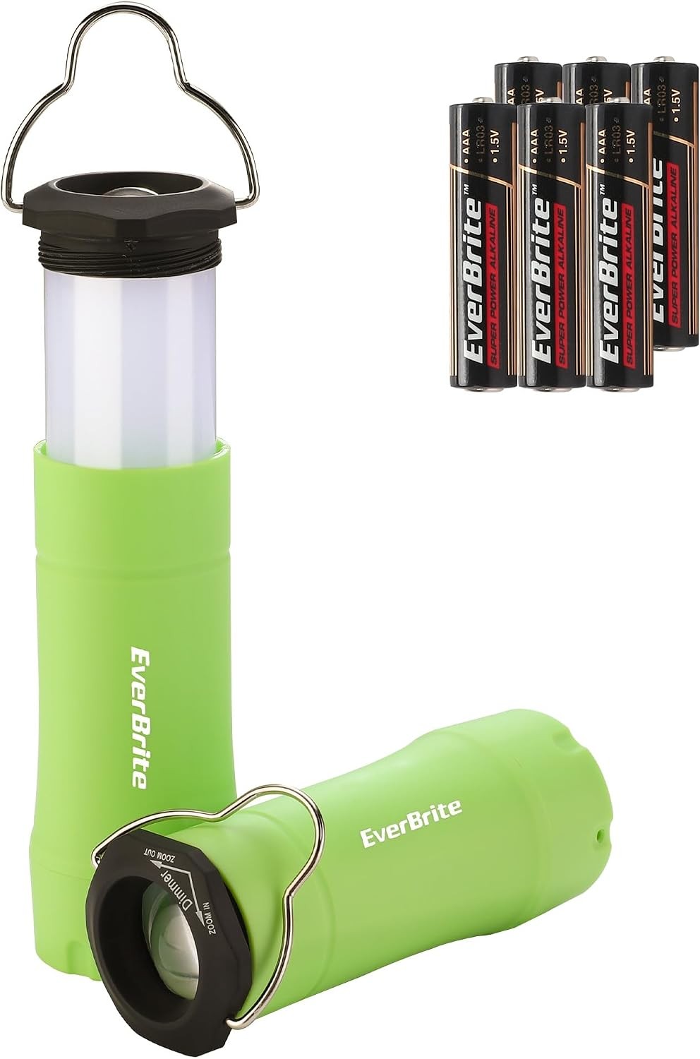 2-in-1 Mini Lanterns and Flashlights, Zoomable Flashlight Lantern Combo with 3