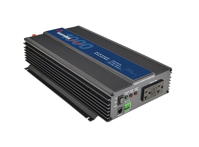 SAMLEX PST-1000F-12 Power Inverter; PST Series; Inverts 12 Volt DC To 120 Volt