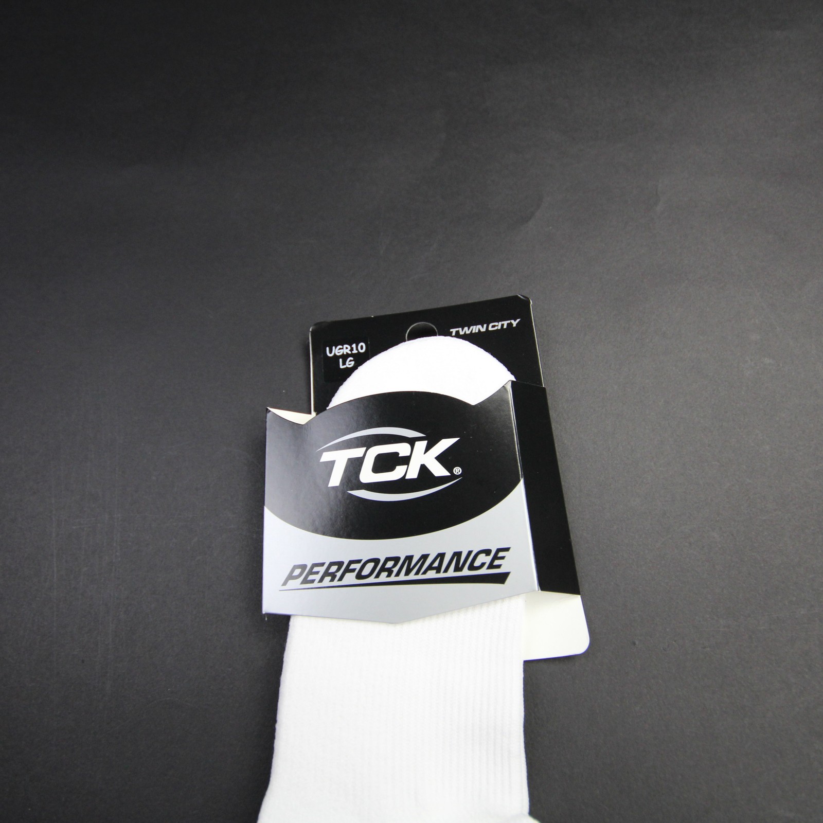 TCK Socks Men's White New with Tags L